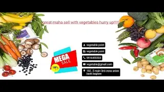 How to make vegetable banner for advertisement with banner mania 007