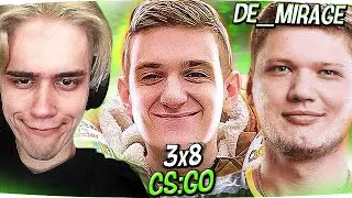 ЭВЕЛОН И СИМПЛ ИГРАЮТ ШОУМАТЧ СО СТРИМЕРАМИ | MIRAGE ft. STANISLAW9 