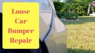 LOOSE BUMPER REPAIR | HOW TO