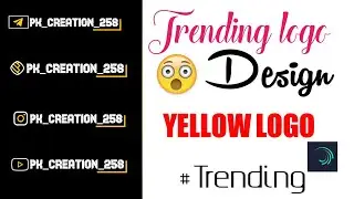 Trending yellow logo editing #Trendinglogo #editing #PK_CREATION_258 #editior #logoediting #Trending