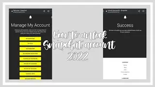 How to unlock Snapchat account- Tutorial || Adrita_editz