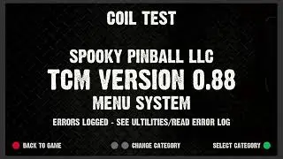 Texas Chainsaw Massacre Pinball Game Menu Tour