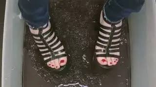 Muddy High Heels
