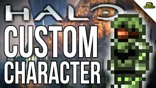 HALO MASTER CHIEF | TERRARIA CUSTOM CHARACTER | VANITY SET AND HOW TO MAKE IT!