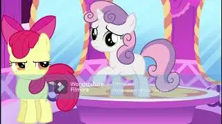 Sweetie Belle bailando y Applebloom le delata