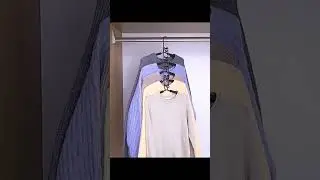 Вешалки для экономии места в шкафу!