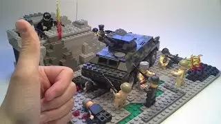 ЛЕГО САМОДЕЛКА #26 НА ТЕМУ АФГАНСКАЯ ВОЙНА  (ЗАСАДА)