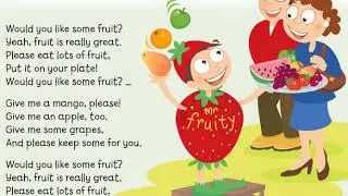 English songs for children: Would you like some fruit
