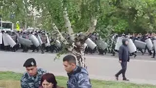 Митинг в Астане Массовые задержания 09.06.2019