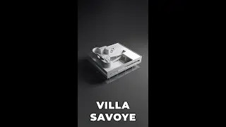 Vila Savoye designed by the father of modern architecture Le Corbusier.