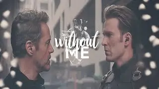 Steve + Tony | without me [ ENDGAME ]