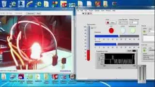 Temperature controller using Arduino Labview LM35