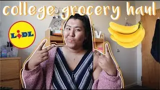 college grocery haul