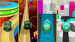 Gyrosphere Trials vs Going Balls Super Speedrun new update Walkthought Gameplay.