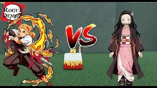 Kyōjurō Rengoku VS Nezuko Kamado ( ROGUE DEMON )