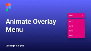 Animate Menu | UI Design Tutorial
