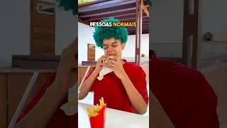 Pessoas Normais VS Eu - Lanche