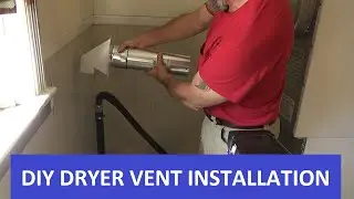 Installing A New Dryer Vent  | DIY Dryer Vent Installation | Cabin Renovation