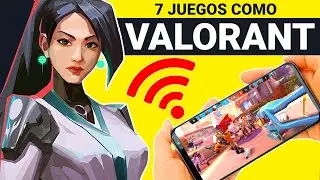 TOP 7 JUEGOS como VALORANT para ANDROID & iOS SHOOTER ONLINE FPS y TPS 5VS5  👑