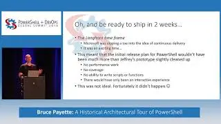 A Historical Architectural Tour of PowerShell by Bruce Payette