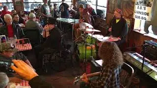 Mama Ray’s Saturday Jam Band, Minus Mama Ray, Plus Mo Paul (vocals), Milo Stevenson (Guitar), and E