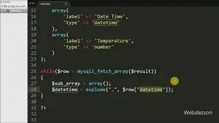 Display Google Line Chart with JSON PHP & Mysql