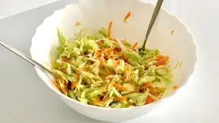 Cabbage, Carrot and Apple salad recipe