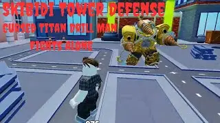 Skibidi Tower Defense Cursed Titan Drill Man Fights Alone