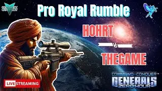 🔴 Live Command & Conquer, Zero Hour HOHRT v THEGAME $550 Pro Royal Rumble Tournament