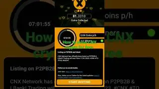 HOW TO MINE CNX CRYPTO FOR FREE