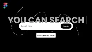 How To Create A Search Button | In Figma | #search