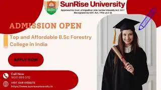 👨‍🎓 Top University for You in India 2024 !! Admission Open for✔ B.Sc Forestry