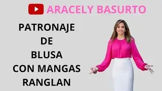 PATRONAJE DE BLUSA CON MANGAS RANGLAN