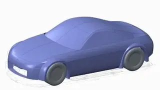 Creo Car Tutorial - Mock Up Nissan 350z in 80 mins Part 2