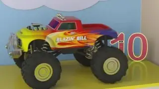 Учим цифры от 1 до 10. Развивающие видео про Поезд и Монстр трак