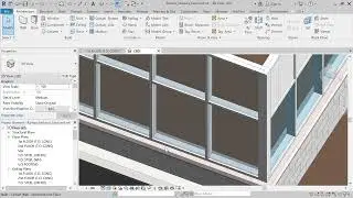 Revit Exercise 2   Changing how the Curtain Wall Mullions Connect Tegether