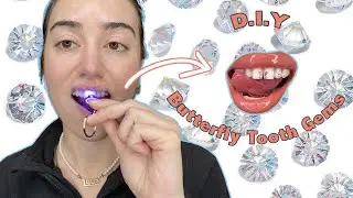 how to install a tooth gem at home (no nail glue)