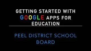 Logging into Peel GAFE
