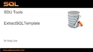 SDU Tools   26   Extract T-SQL Query Template for SQL Server