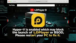 Hyper-V is enabled  | LDPlayer 9 Launch Error Fixed | ldplayer hyper v is enabled| hyper v ldplayer