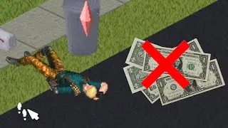 The Sims 1, starting with no money $0