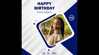 How to design happy birthday Flyers | birthday flyer design in photoshop | photoshop tutorials tips
