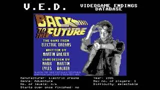 Back to the Future - Commodore 64 - longplay & ALL ending phrases