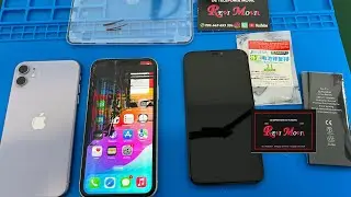 REPARANDO IPHONE #2 #2024 /IPHONE 11 CAMBIO PANTALLA BATERIA Y CHASIS