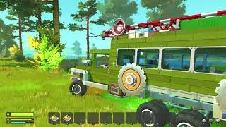 Scrap Mechanic Solid axle suspension 6x6 off road