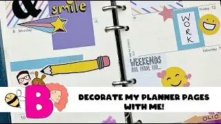 Decorate my planner pages (and chat) with me!