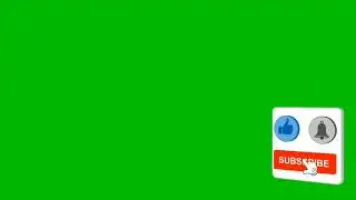 subscribe logo green background for make YouTube video