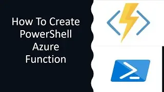 How To Create PowerShell Azure Function | Create PowerShell Azure Function in visual studio code