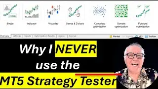 Learn why I don't use the MetaTrader 5 Strategy Tester