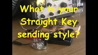 #365: Ham Radio: What is your CW straight key sending style?